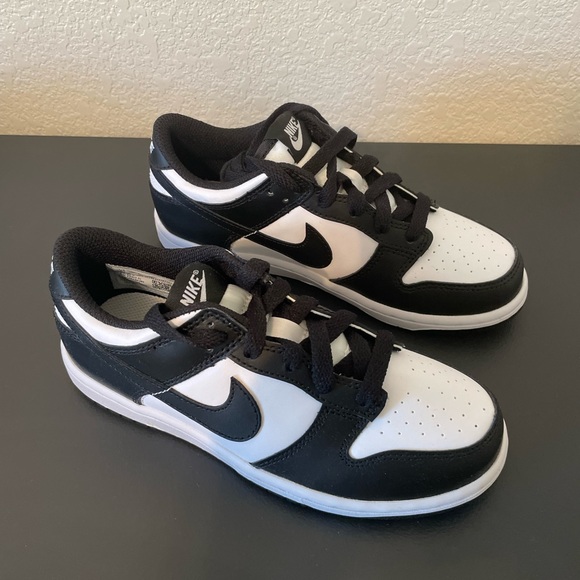 Nike | Shoes | Kids Size 2y Nike Dunk Low Pandas | Poshmark